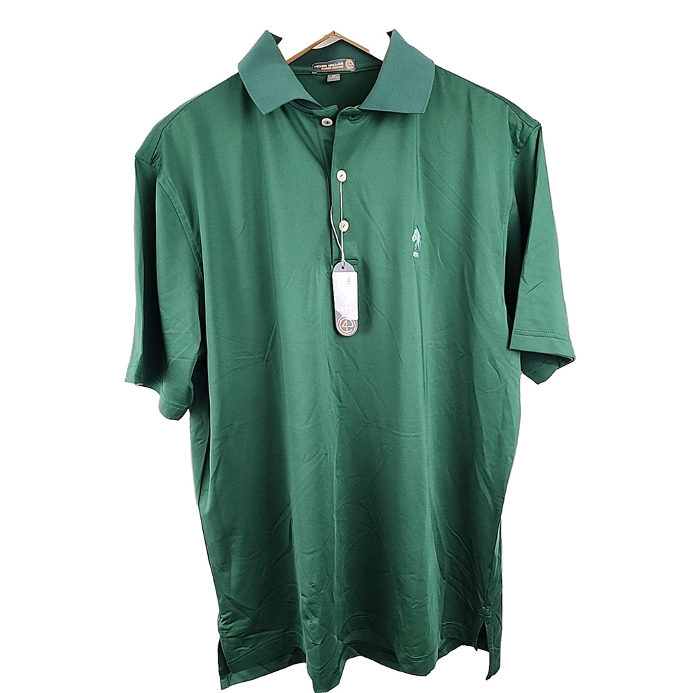 Peter Millar Summer Comfort Green Polo M Short Sleeve Spring Summer Sportswear
